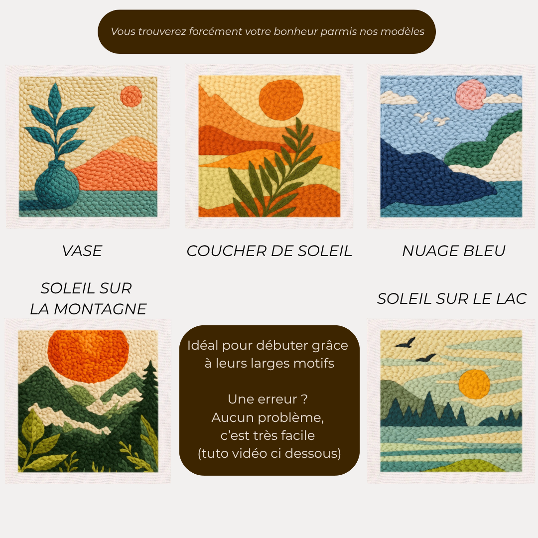 Kit complet punch needle