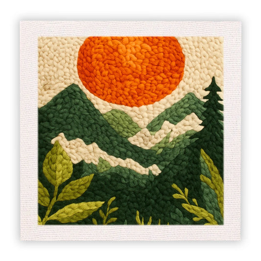 Soleil sur la montagne