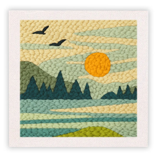 Soleil sur le lac